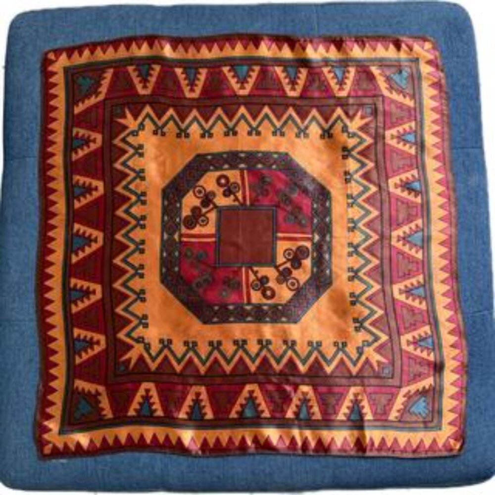 Satin Retro German scarf